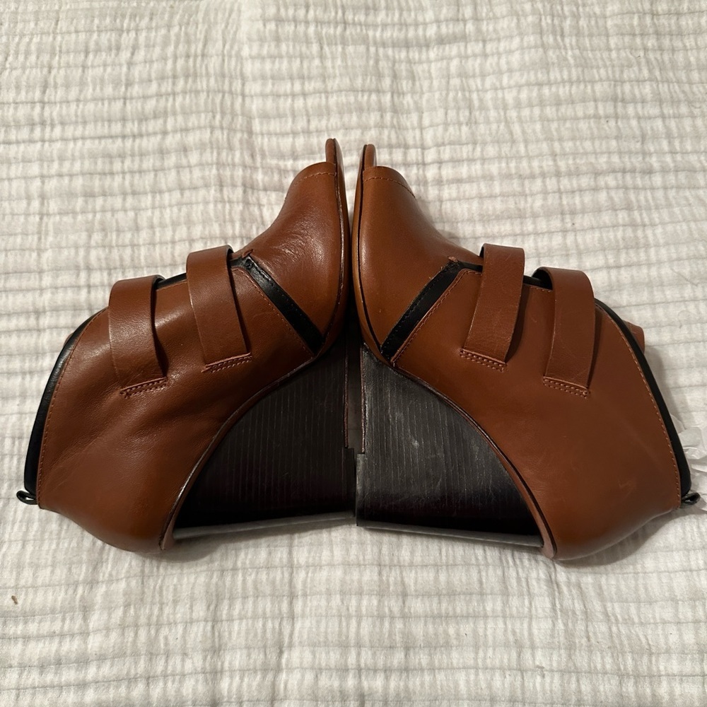 10 Crosby Derek Lam Zale Wedge Booties - Size 8 - Picture 4 of 11